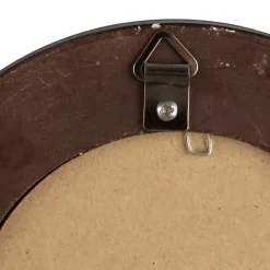 Miroir rond oeil de sorciere noir et doré d16cm - Aureol