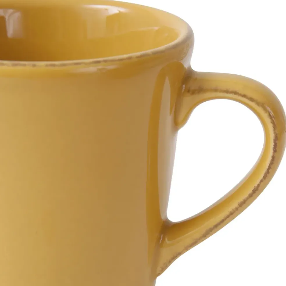 Mug americain en faïence moutarde 25cl