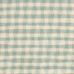 Nappe en coton vichy sauge 250x150cm - Campagne