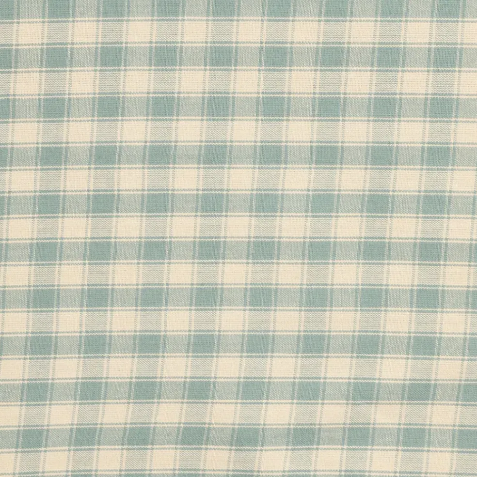 Nappe en coton vichy sauge 250x150cm - Campagne