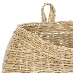 Panier mural x2 recif naturel 31x26x21 - 18x13x13cm jonc de mer