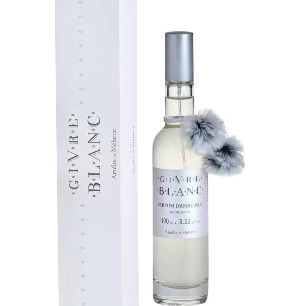 Parfum d'ambiance bergamote, rose, héliotrope 100ml - Givre blanc
