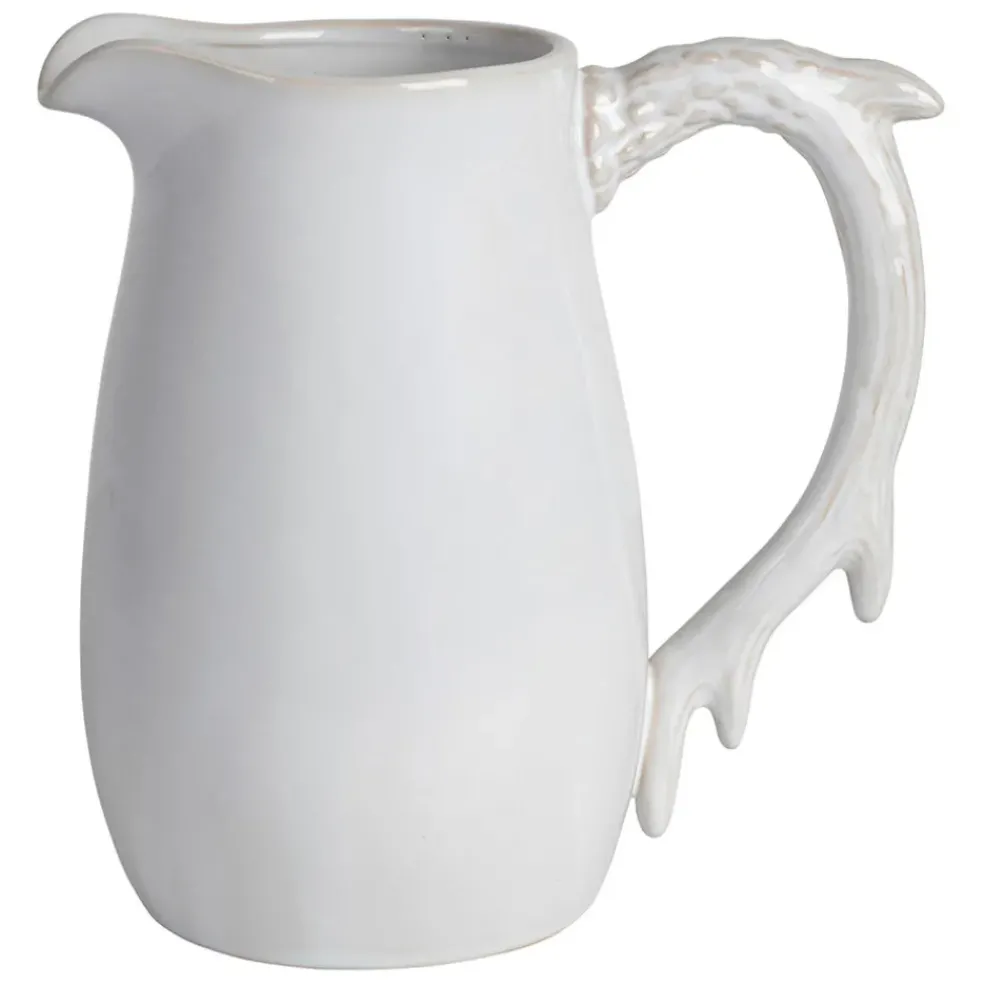 Pichet en grès blanc 1.5l - Foret