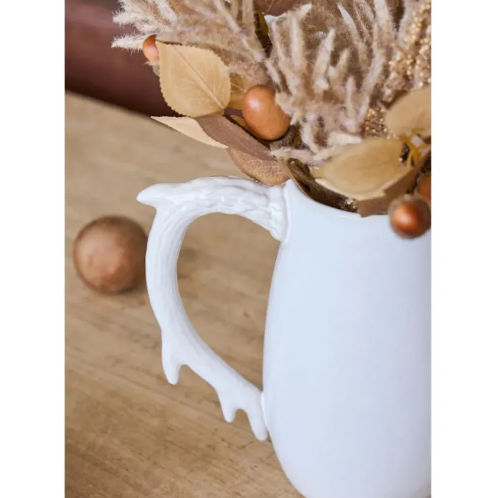 Pichet en grès blanc 1.5l - Foret