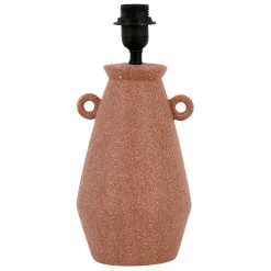 Pied de lampe en porcelaine h35cm terracotta - terre brulée