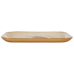 Plateau martin pécheur en fer 16x16cm
