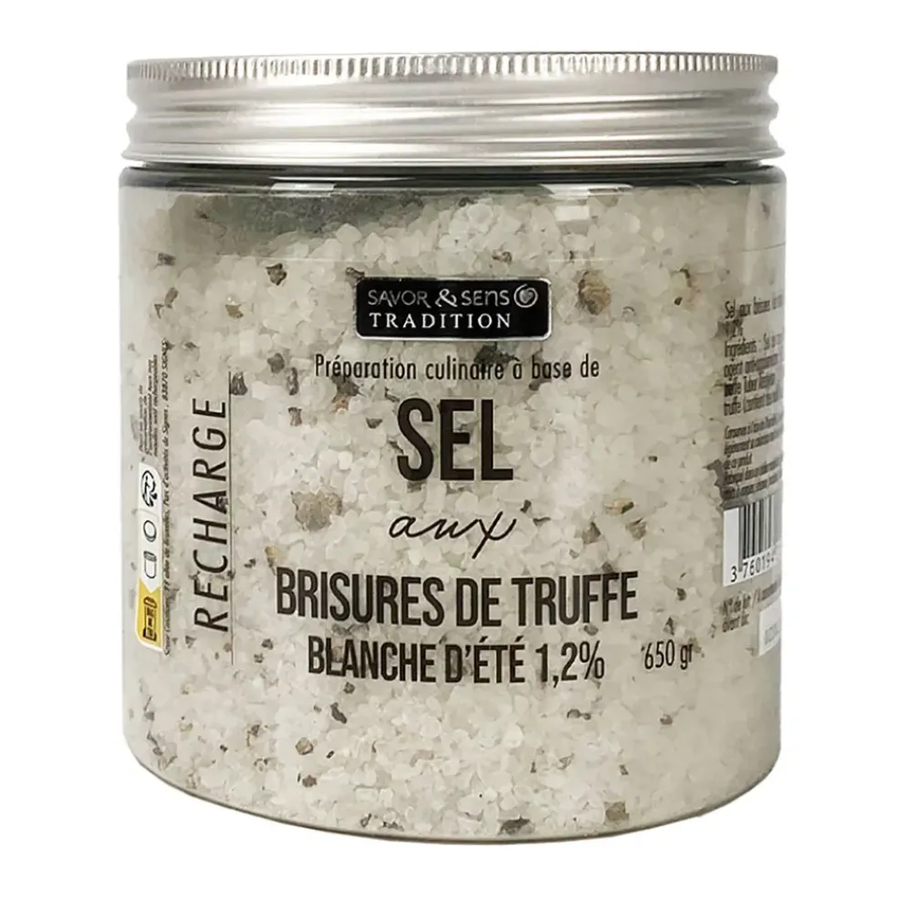 Recharge de sel à la brisure de truffe blanche d'été 1.2%