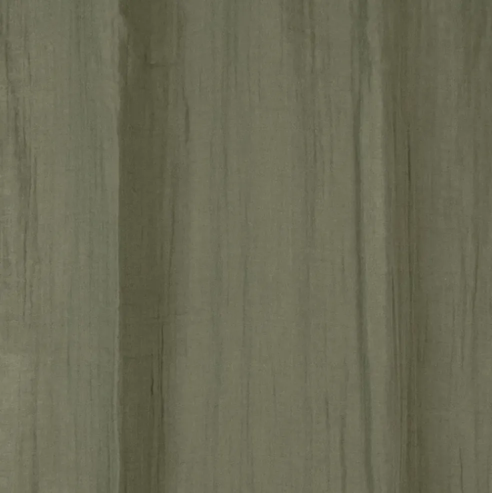 Rideau en voile de coton kaki avec oeillets 120x280cm - Dili