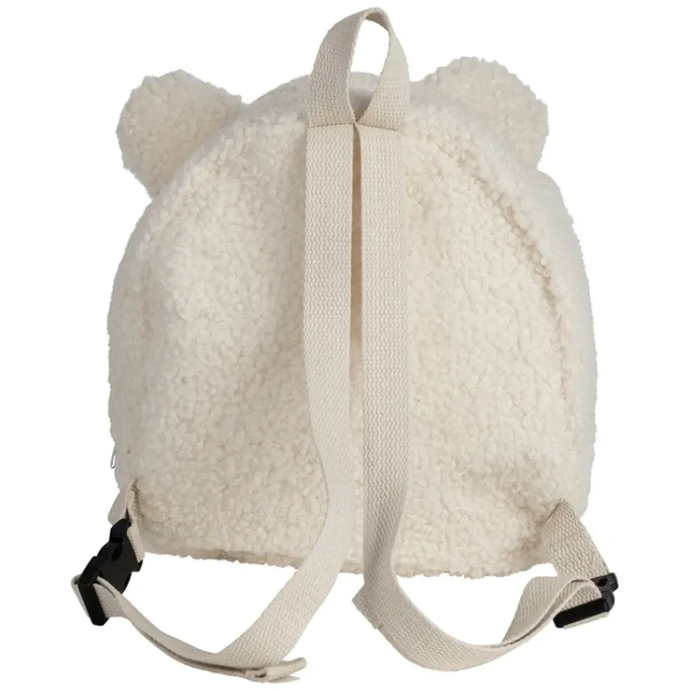 Sac à dos en tissu bouclette écru - Sweetdream