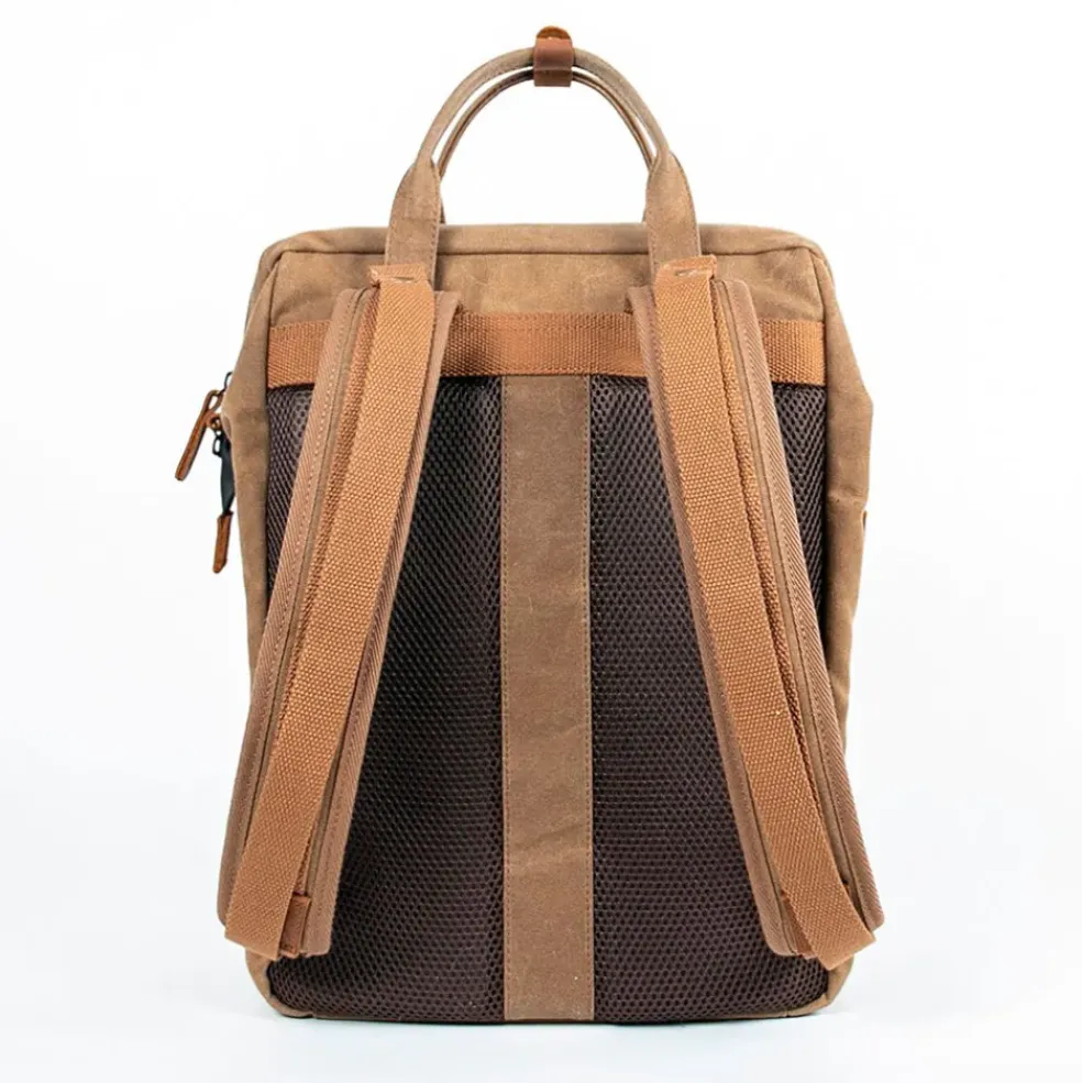 Sac à dos havane 28x14xh39cm -Juneau