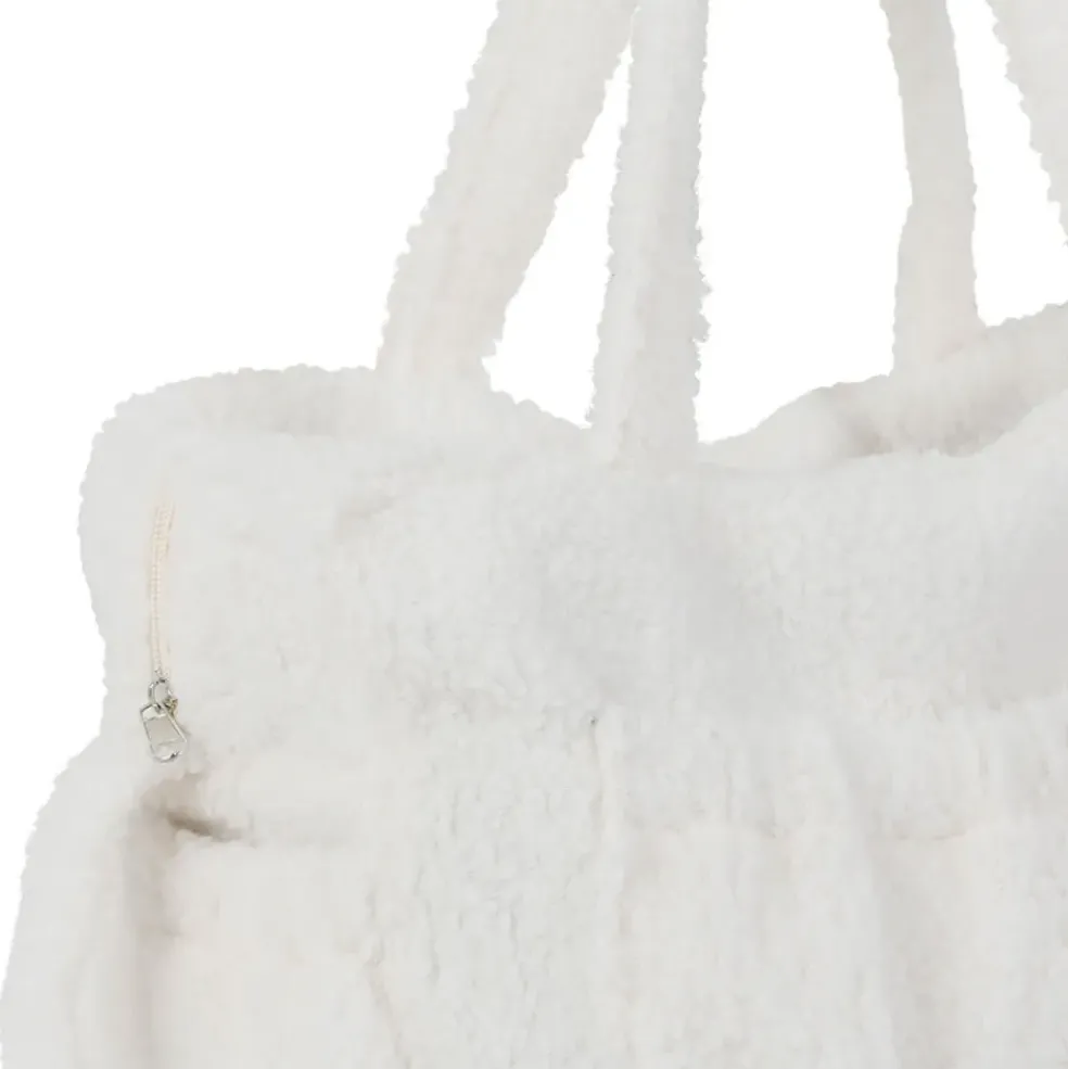 Sac à langer en sherpa blanc - Songes