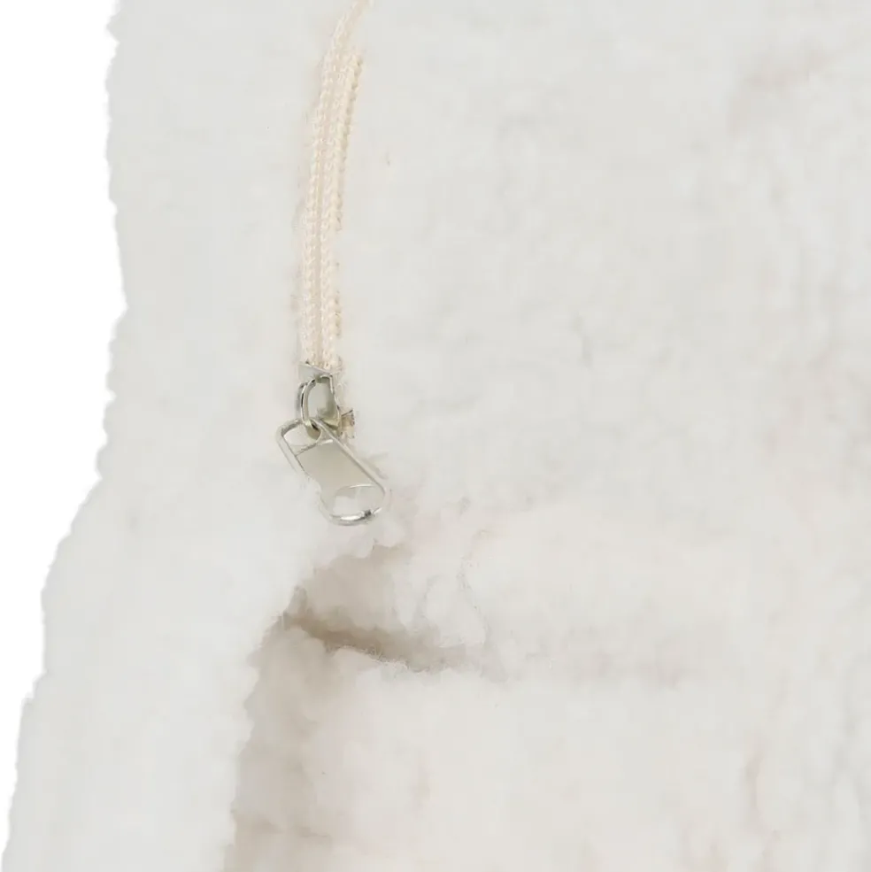 Sac à langer en sherpa blanc - Songes