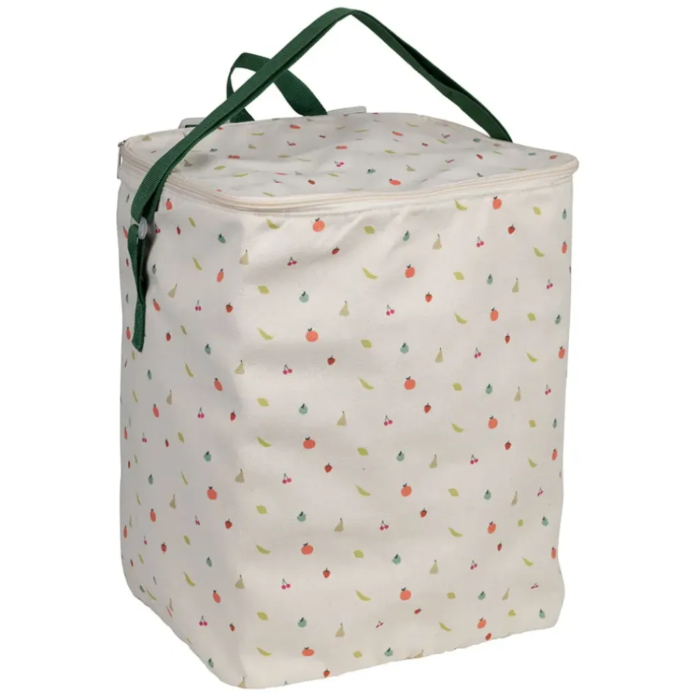 Sac isotherme en coton multicolore - Les fruits
