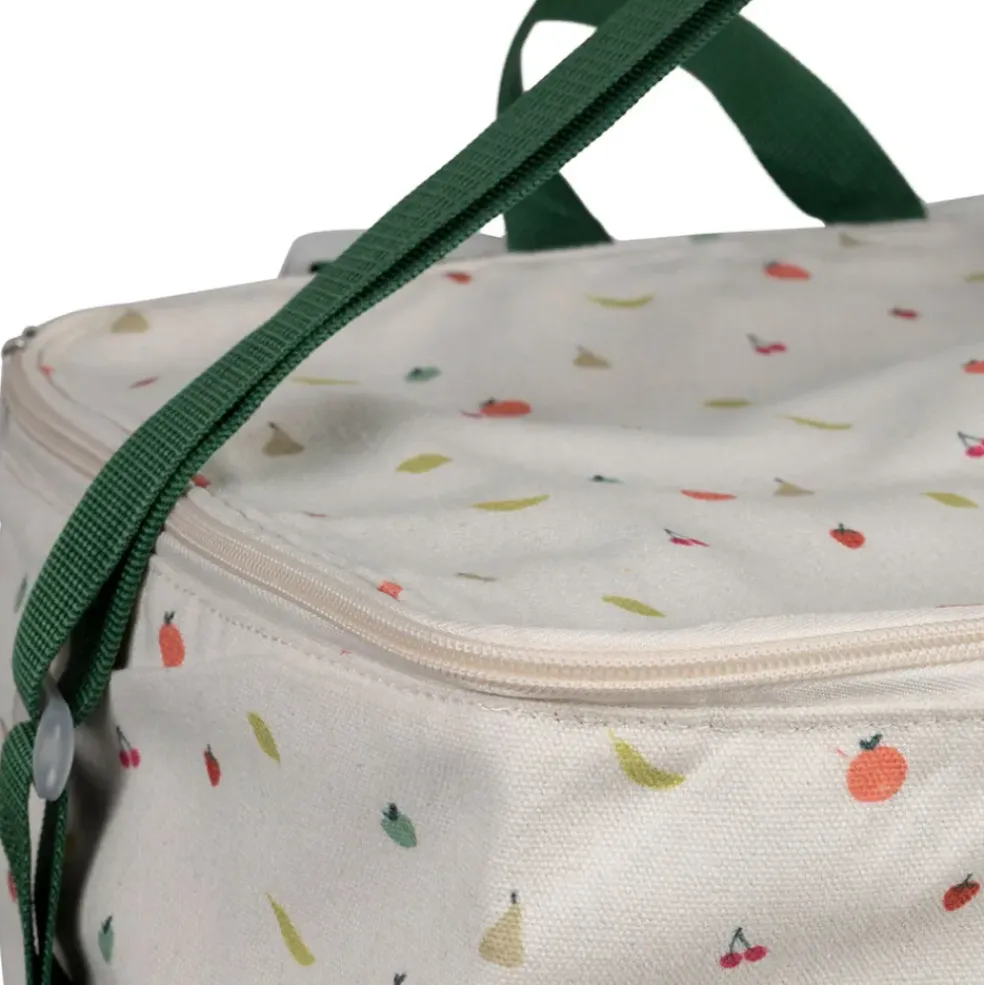 Sac isotherme en coton multicolore - Les fruits