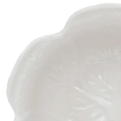 Saladier chou en grès blanc d22cm - Chou