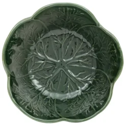 Saladier chou en grès vert d27cm - Chou