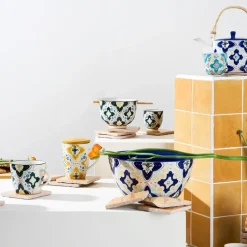 Saladier en grès bleu d23.5cm - Azulejo