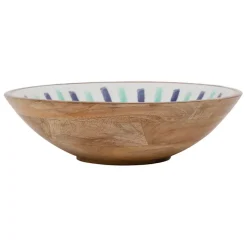Saladier en manguier écru d28cm - Dolce Vita