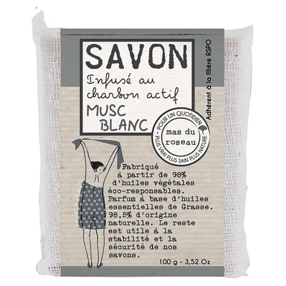 Savonnette parfumée musc blanc 100gr
