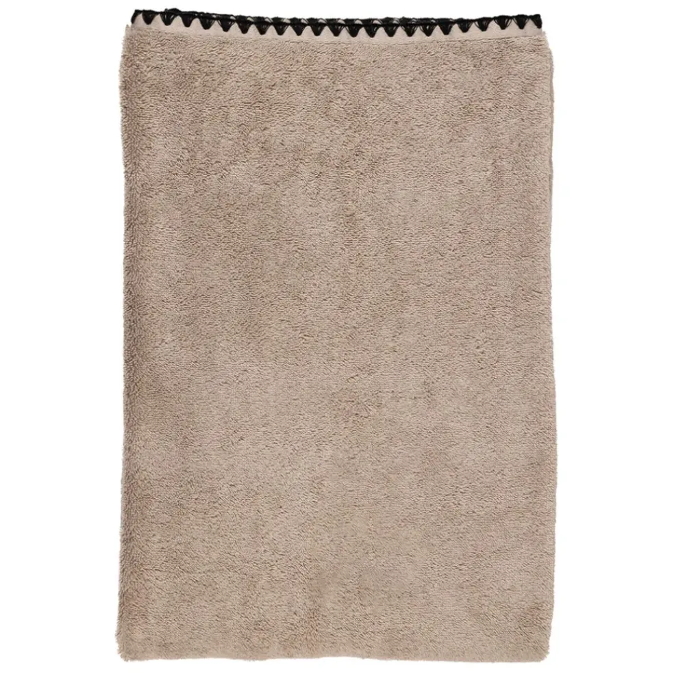 Serviette de bain en coton couleur lin 70x130cm - Issey