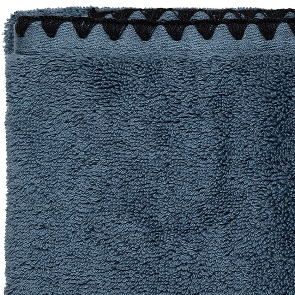 Serviette de bain en coton turquin 140x90cm - Issey