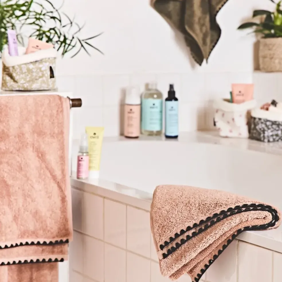 Serviette de bain en coton cimarron 70x130cm - Issey