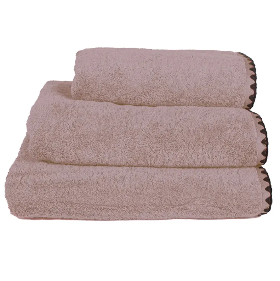 Serviette de douche en coton pétale 90x140cm - Issey