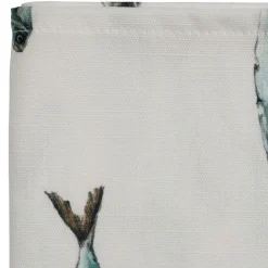 Serviette riviere vert et blanc