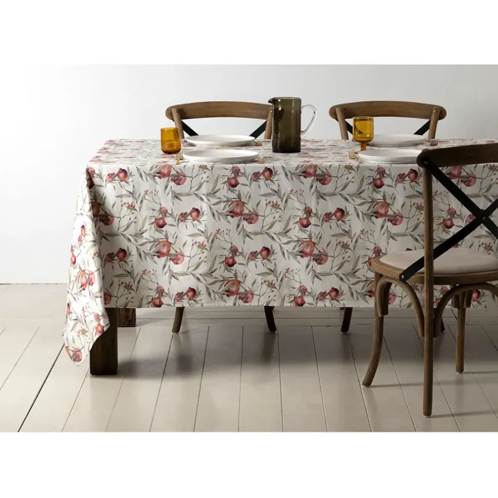 Set de table rectangle en coton naturel motif grenade 50x38cm - Grenadier