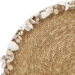 Set de table rond en jonc de mer naturel d36cm - Cauri