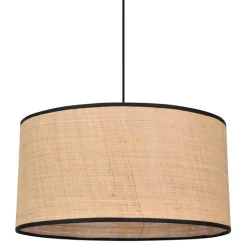 Suspension en raphia naturel d38cml - Cylindre