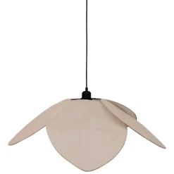 Suspension en tissu et fer d70cm naturel - Japandi