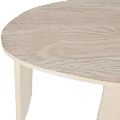 Table appoint effet bois naturel - folky