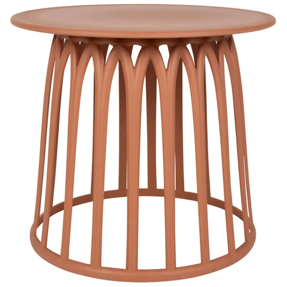 Table basse rond terracotta d50cm - Lumi