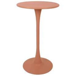 Table haute en fer terracotta d60cm - Lumi