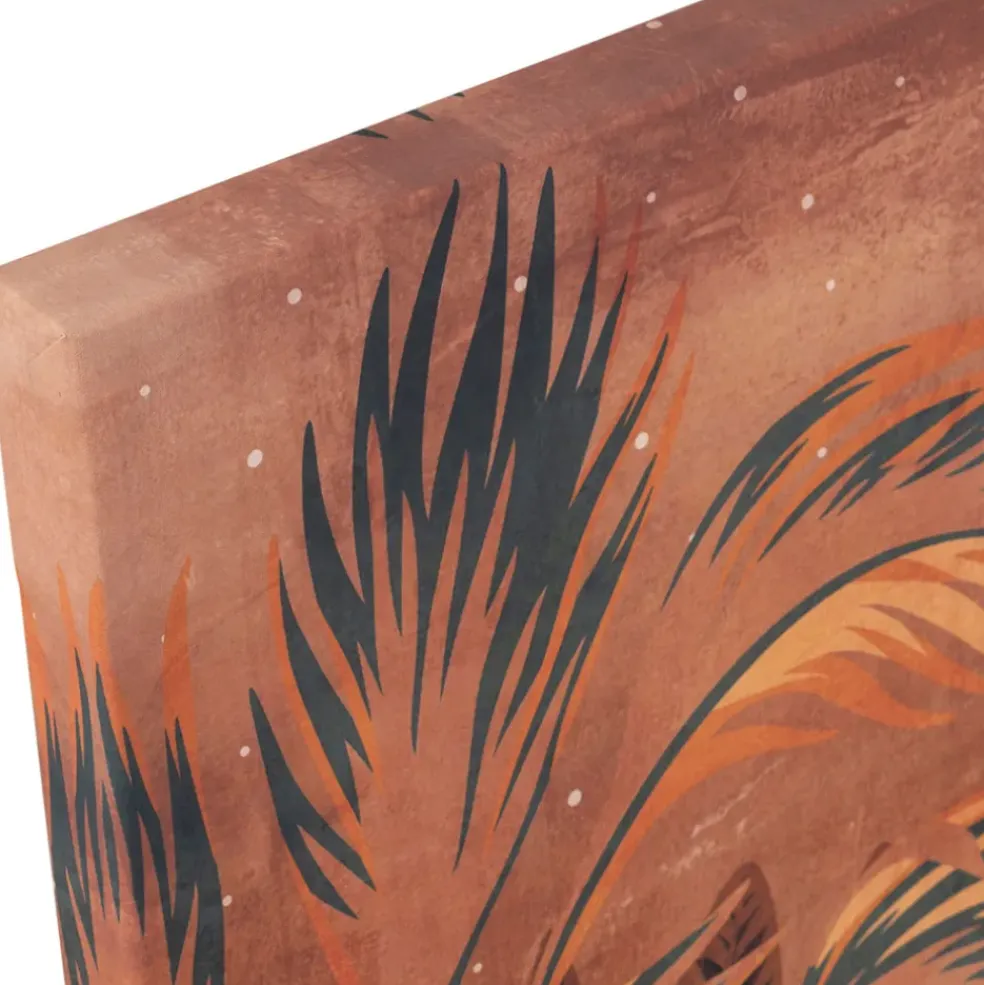 Tableau tropic terracotta et bleu 50x70cm - Gallery