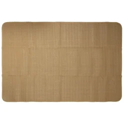 Tapis de plage effet cannage naturel 180x120cm - Garden
