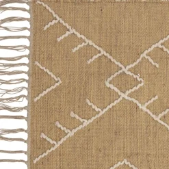 Tapis en jute et laine naturel 200x140cm - Urazia