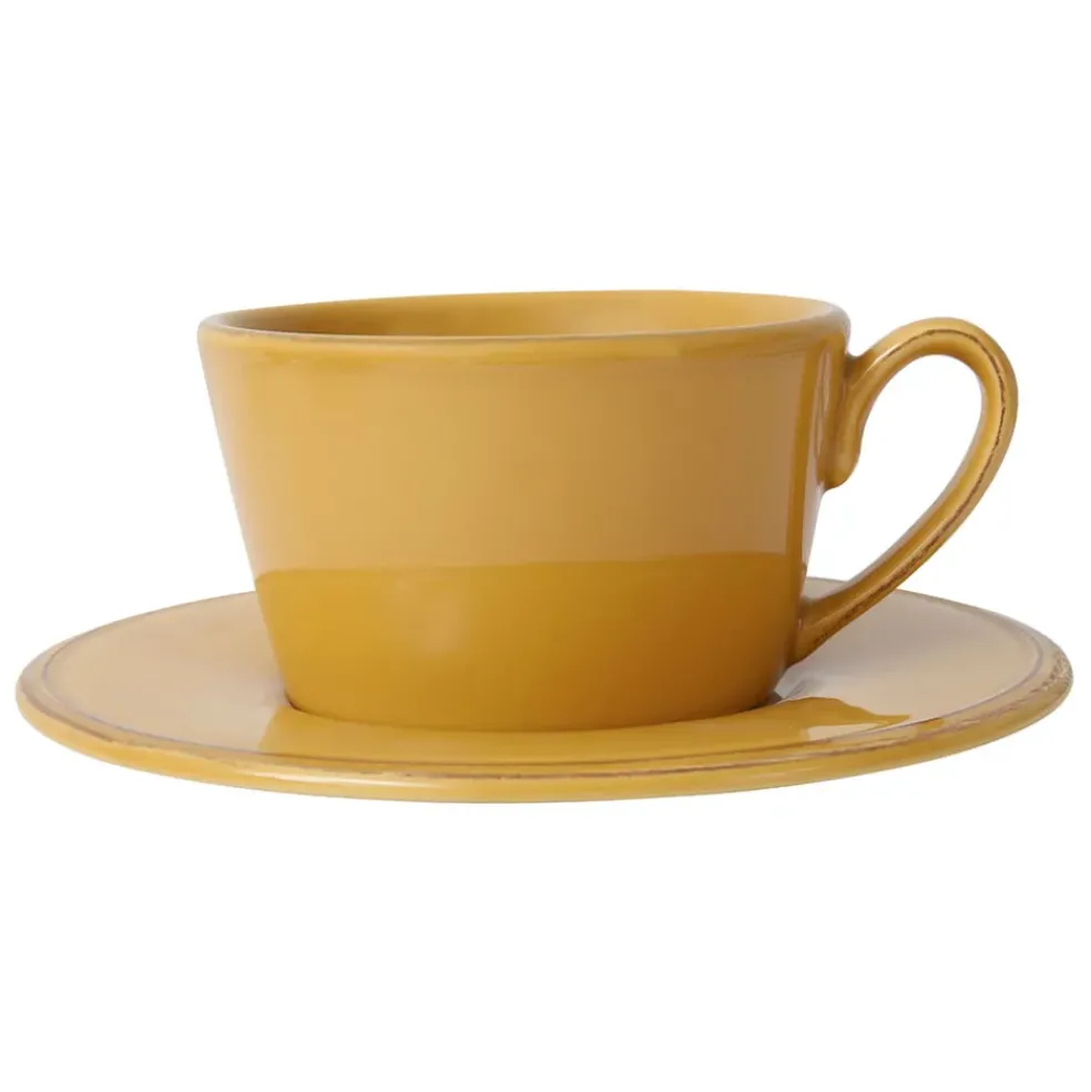 Tasse en faïence moutarde - constance