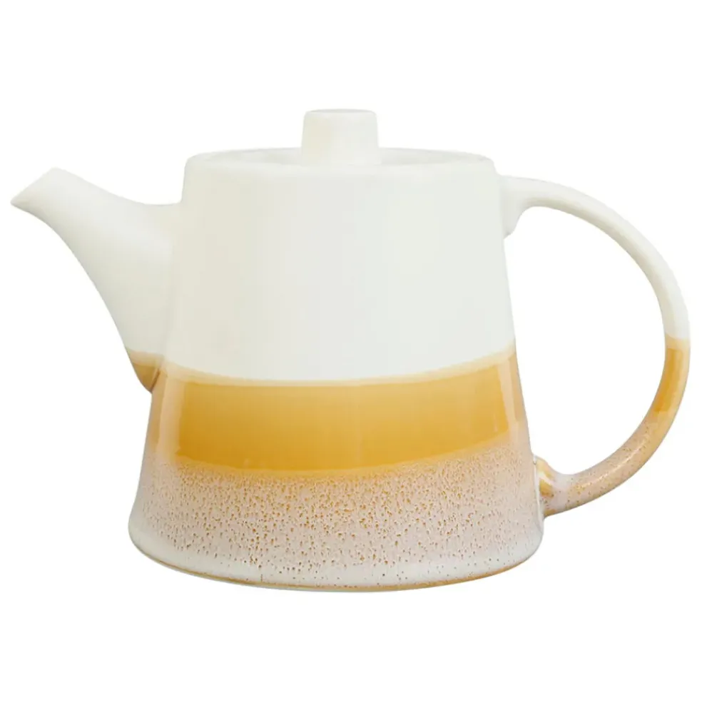 Theiere en porcelaine nude et blanc - earth notes