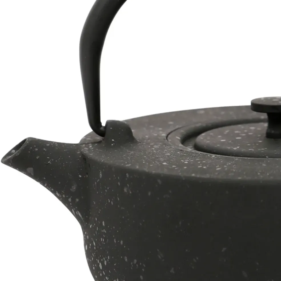 Théière en fonte noir avec filtre inox - Arty