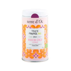 Tisane fruitée bio saveur noix de coco et mangue 70g