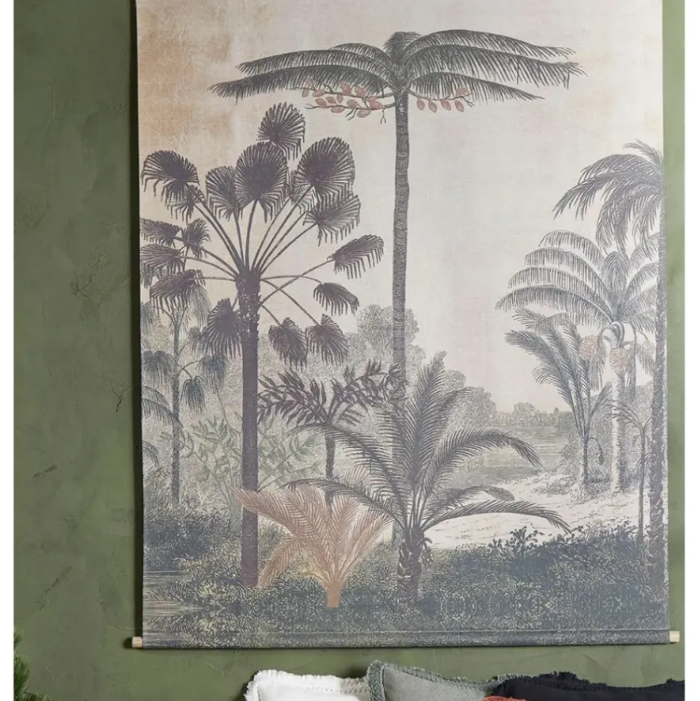 Toile Dragonnier vert 125X150Cm