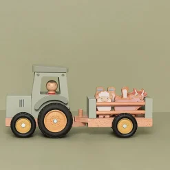 Tracteur avec remorque en bois - Little Farm