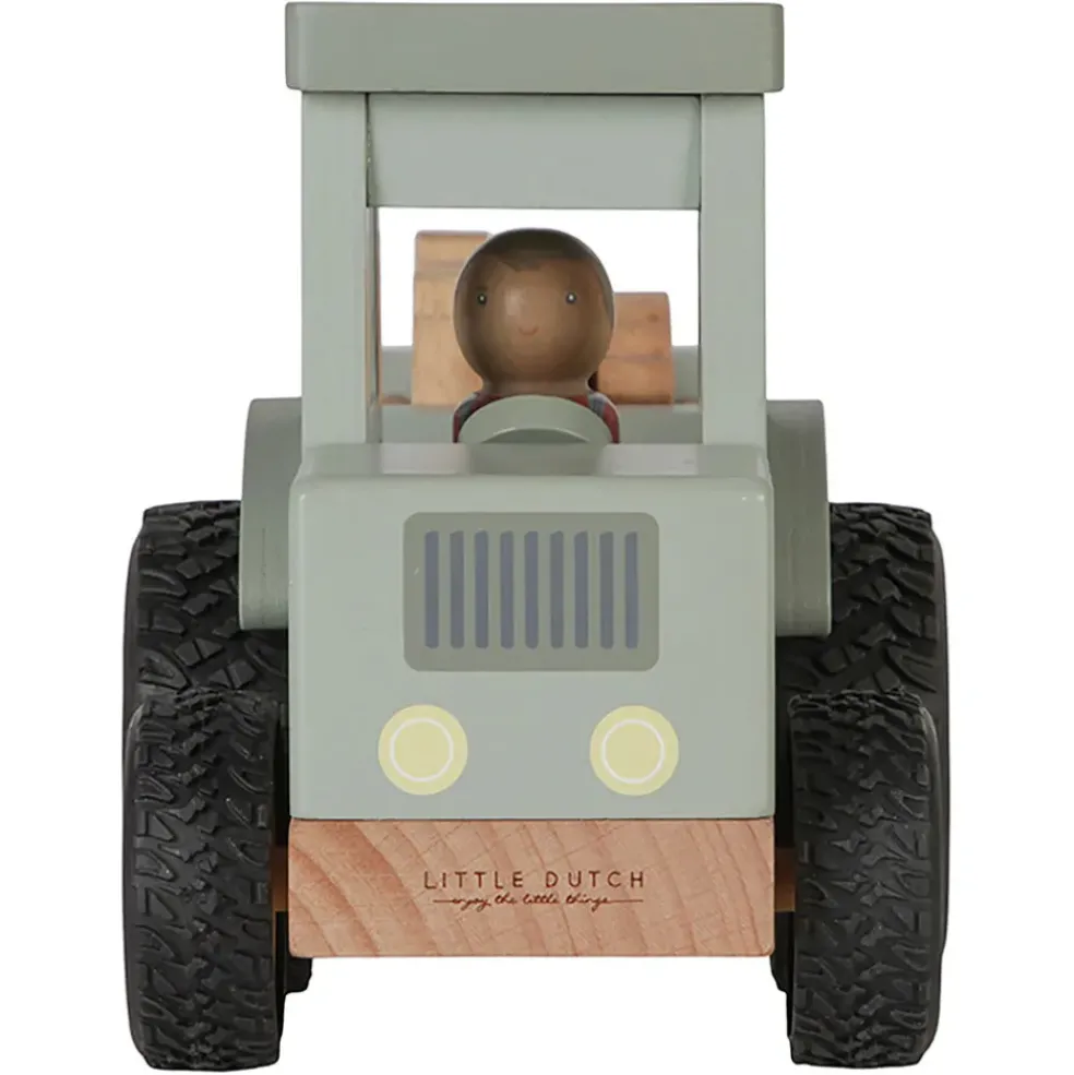 Tracteur avec remorque en bois - Little Farm
