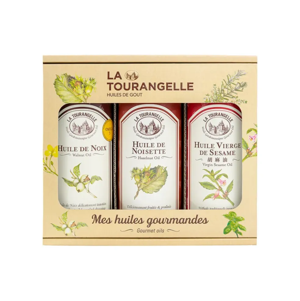 Trio huiles coup de coeur noix, noisette & sésame 250ml x3