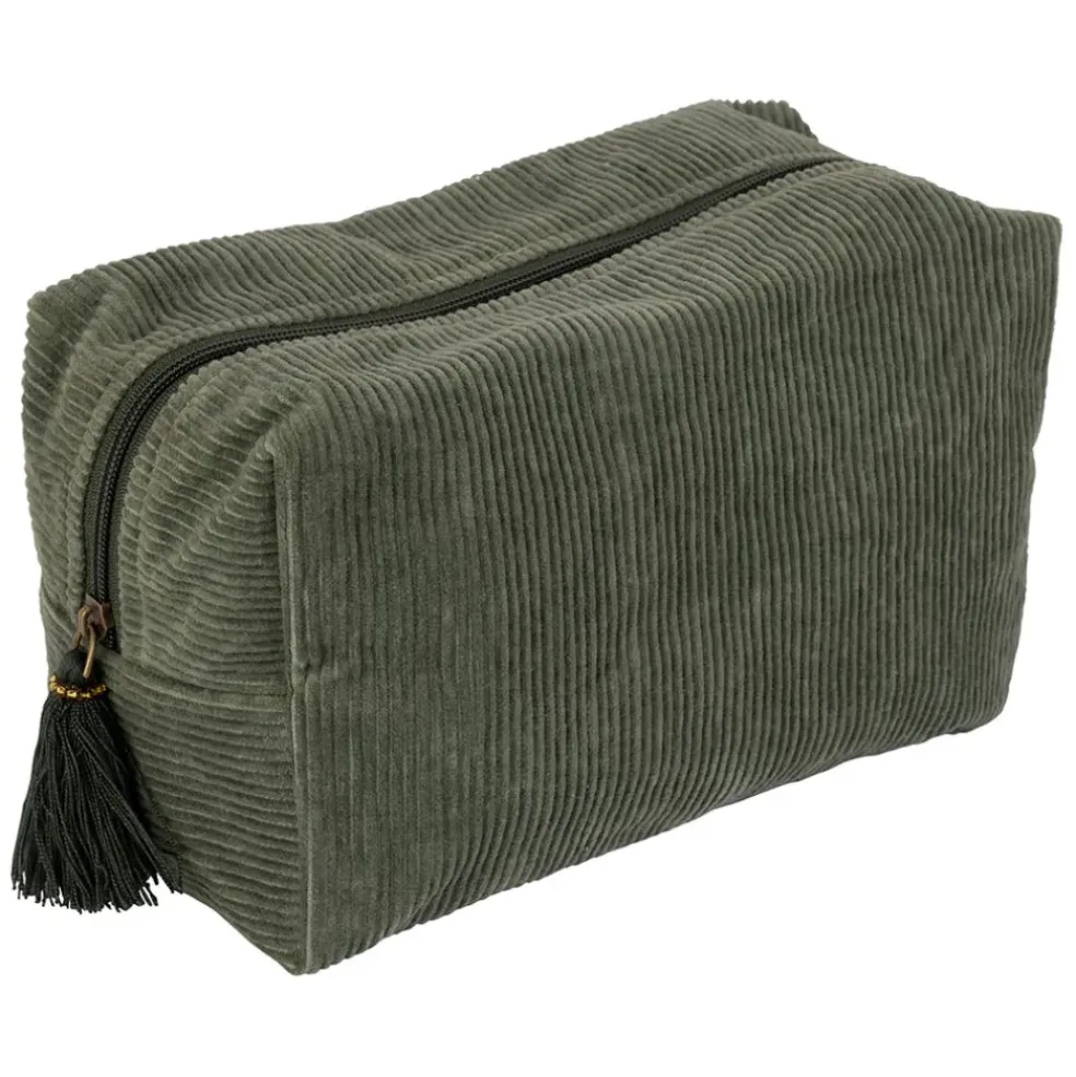 Trousse en coton et polyester kaki - Manarola