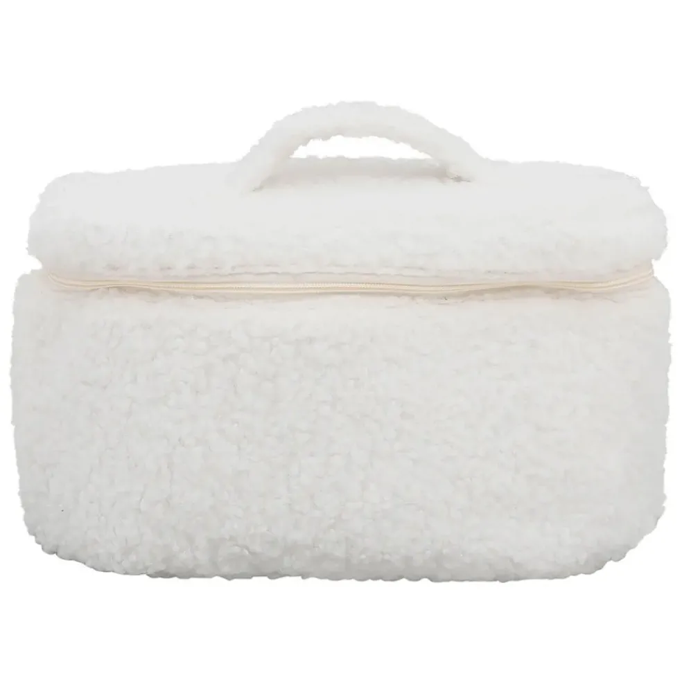 Trousse en sherpa blanc - Songes