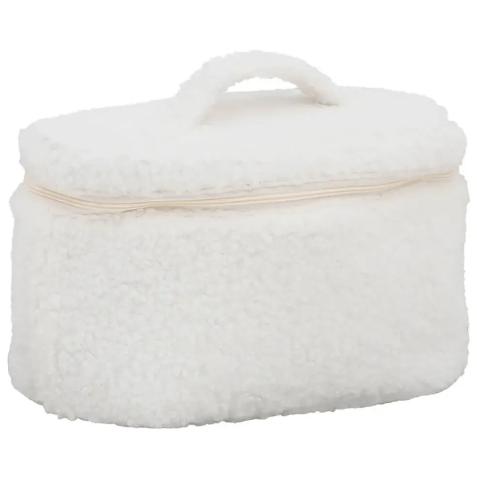 Trousse en sherpa blanc - Songes