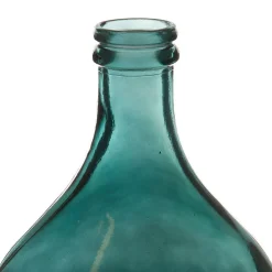 Vase dame-jeanne chai emeraude d29xh43cm verre recyclé